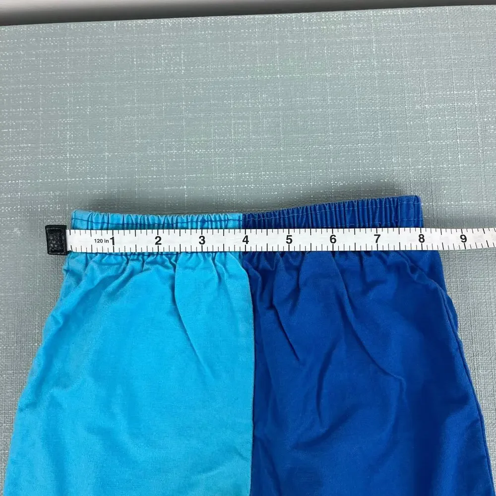 Vintage OshKosh B'gosh Blue Color Block Puppy Shorts 18 Months USA